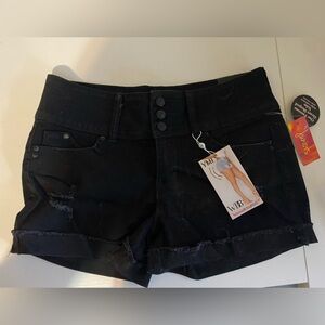 Junior’s black shorts